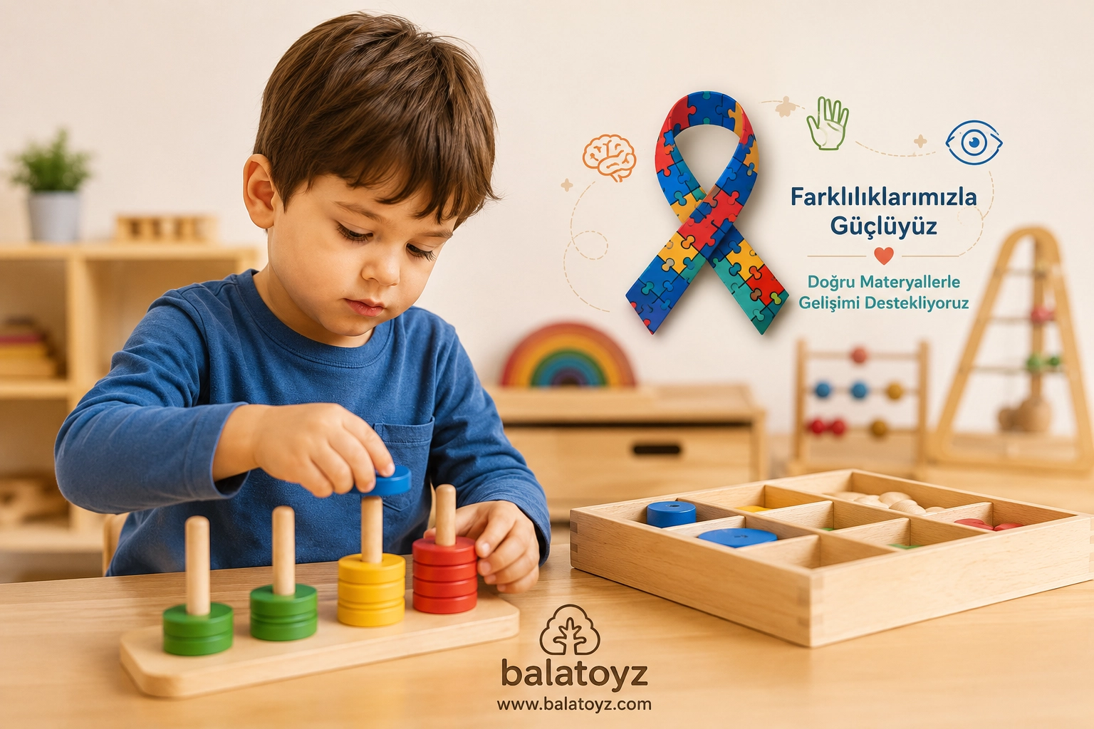 Otizmli Çocuğu Olan Aileler İçin Yol Haritası: Sevgi, Sabır ve Doğru Materyallerle Gelişimi Desteklemek