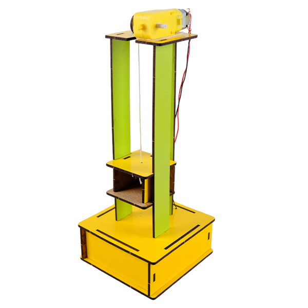 Asansör - Kendin Yap Stem Bilim ve Deney Seti - DIY Montessori Eğitim - Maker Set