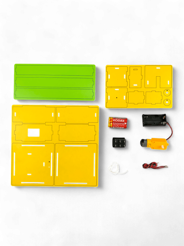 Asansör - Kendin Yap Stem Bilim ve Deney Seti - DIY Montessori Eğitim - Maker Set