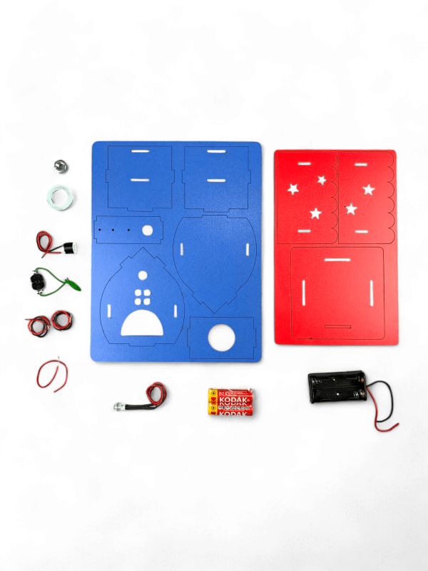 Deprem Sensörlü Ev - Kendin Yap Stem Bilim ve Deney Seti - DIY Montessori Eğitim - Maker Set