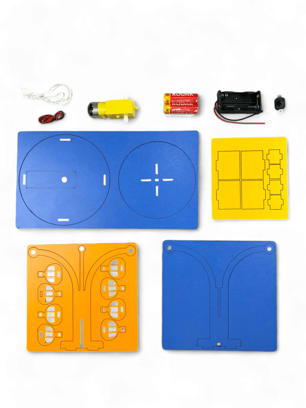 Dönme Dolap - Kendin Yap Stem Bilim ve Deney Seti - DIY Montessori Eğitim - Maker Set