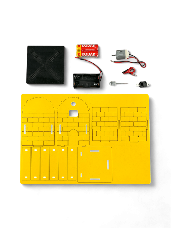 Yel Değirmeni - Kendin Yap Stem Bilim ve Deney Seti - DIY Montessori Eğitim - Maker Set