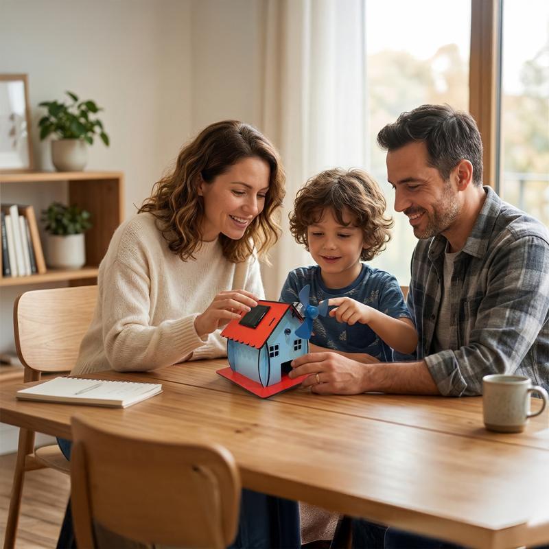 Çevre Dostu Ev - Kendin Yap DIY Deney Bilim Seti