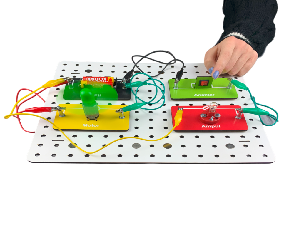 Mıknatıslı Devreler Temel Elektrik Bilgileri Uygulamalı Eğitim Seti