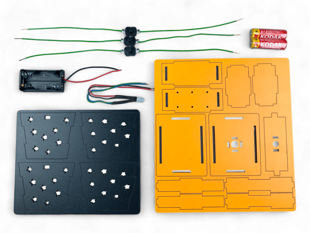 RGB Masa Lambası STEM Seti – Kendi RGB Lambanı Tasarla! – Montessori Eğitim – Maker Set