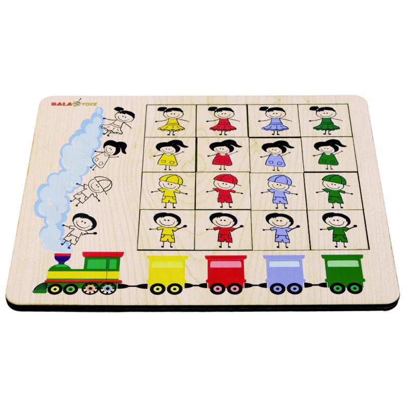 Kodlamaya Giriş Renkler Puzzle STEM