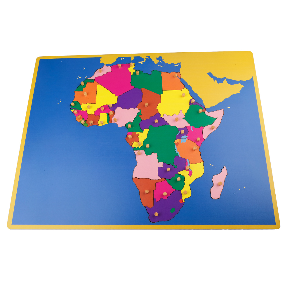 Montessori Afrika Kıtası Haritası Puzzle