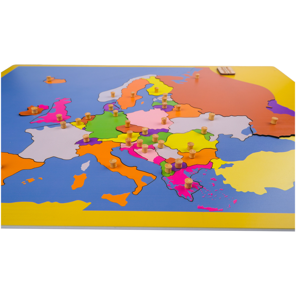 Montessori Avrupa Kıtası Haritası Puzzle