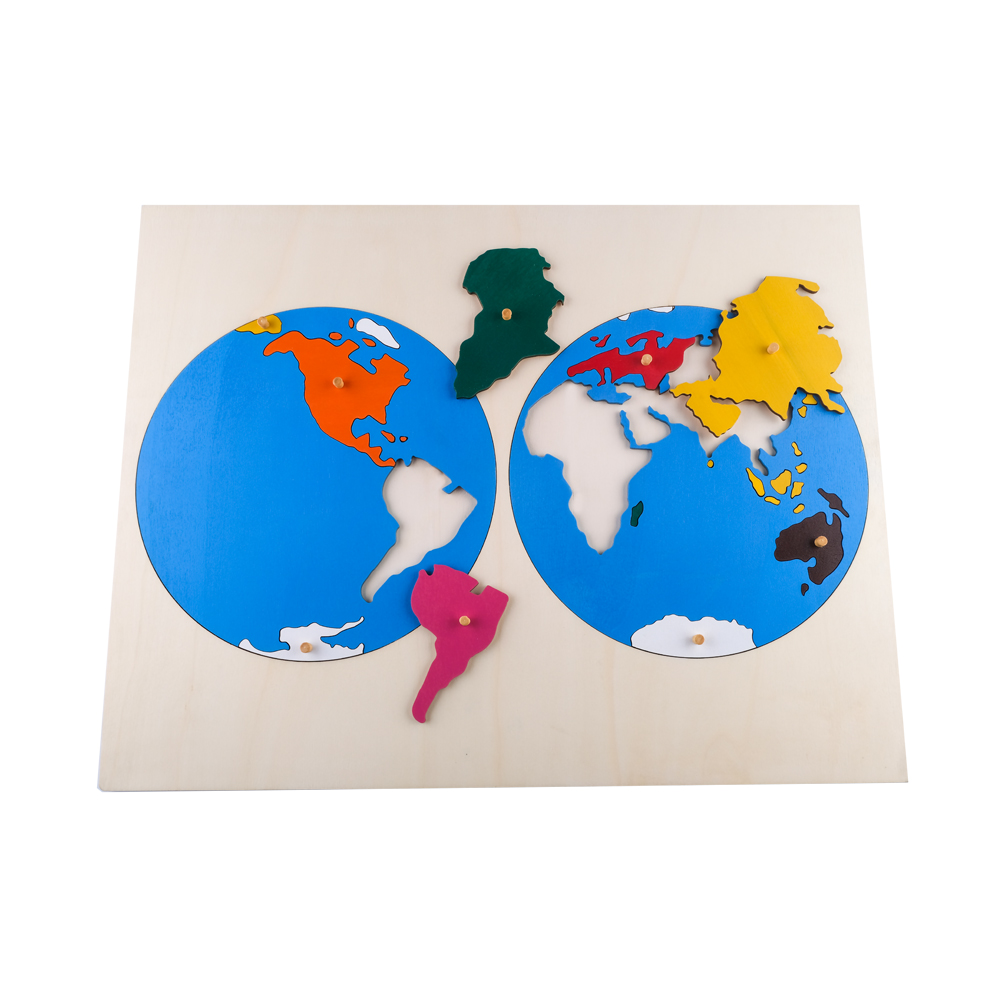 Montessori Dünya Haritası Puzzle