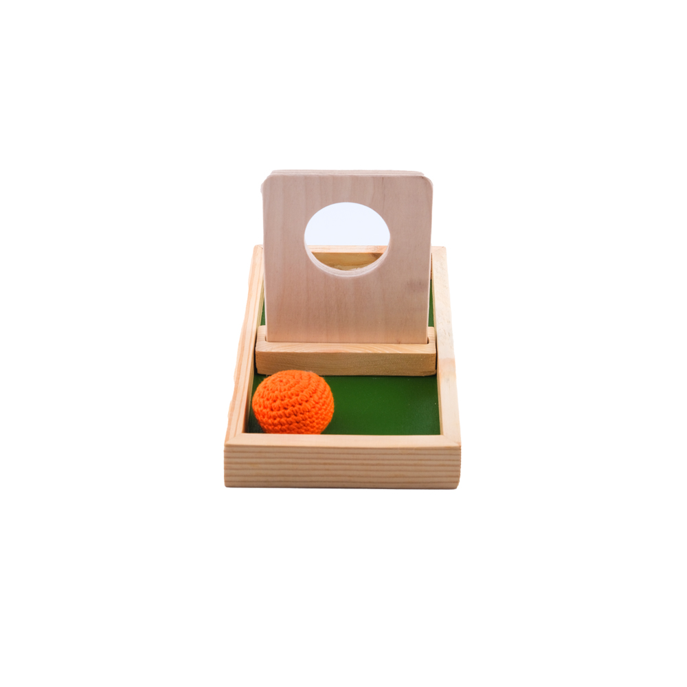 Montessori Toddler Yatay Dokuma Top Geçirme