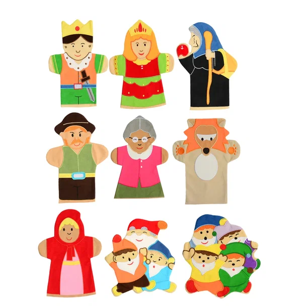 Masal Kahramanları El Kukla Seti 9 Figür