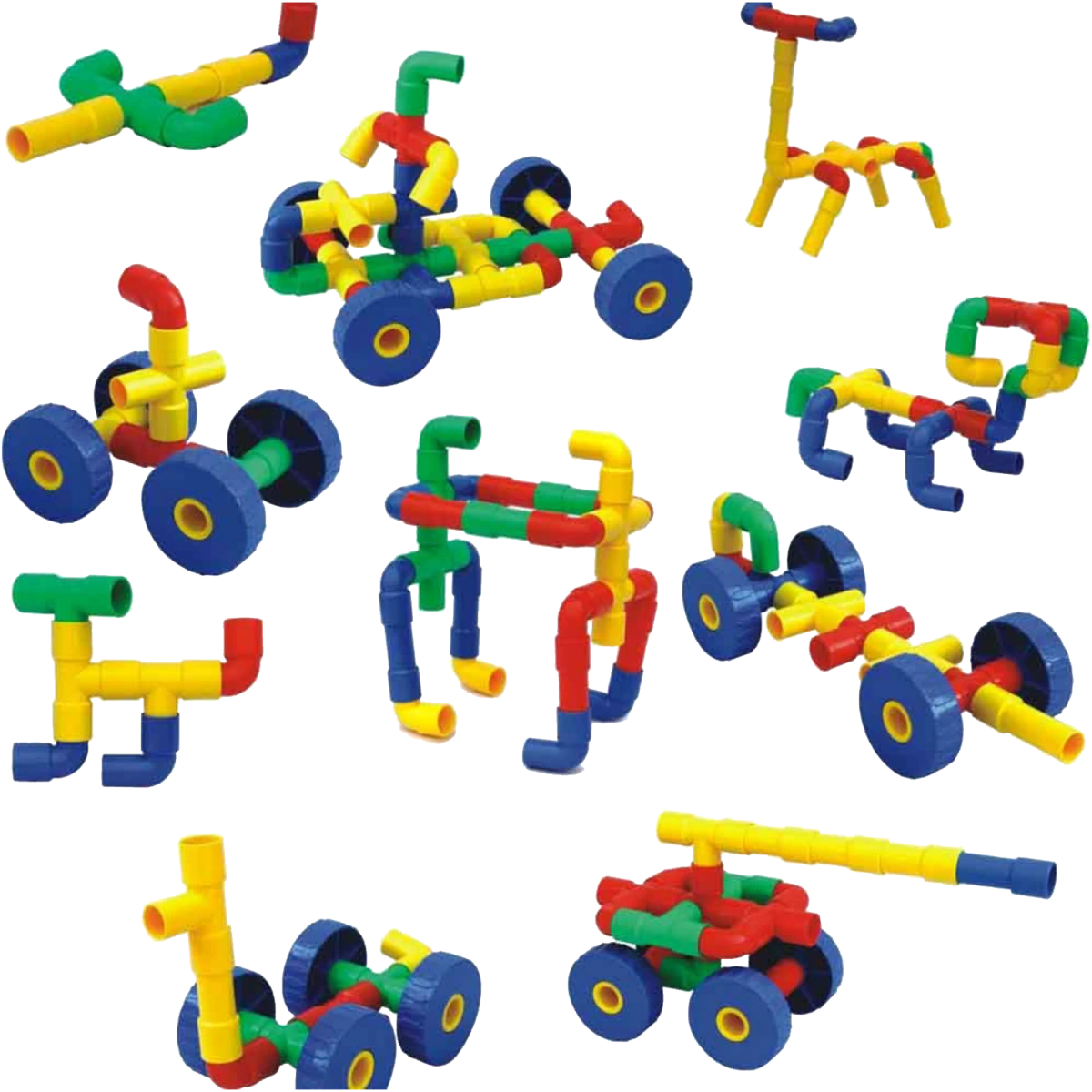Tekerlekli Boru Lego 72 Parça