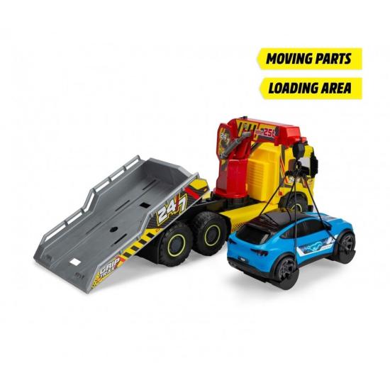 203749039 Giant Tow Truck  Volvo FMX freewheel light sound manual crane and