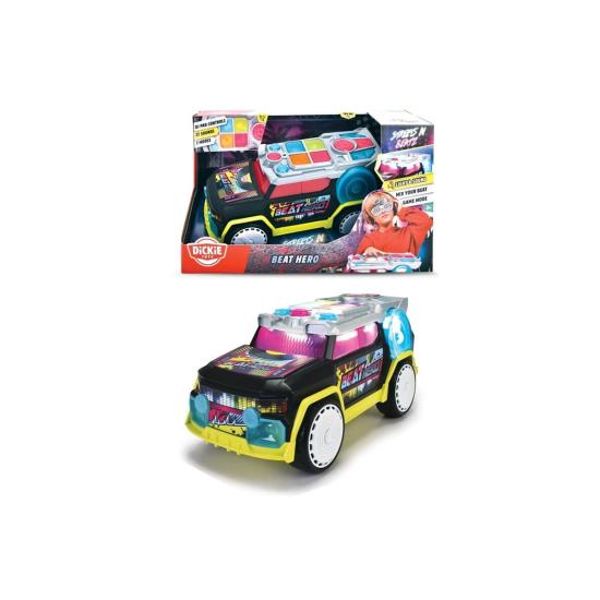 203767001 ’’Dickie Beat Hero  freewheel, light, sound, music, 3 modes: free play-