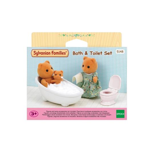 5148 Sylvanian Families Banyo ve Tuvalet Seti (figürler dahil değildir) +3 yaş