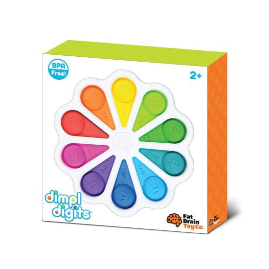 TFB275 Fat Brain Toys, Dimpl Rakamlı Duyu Düğmeleri