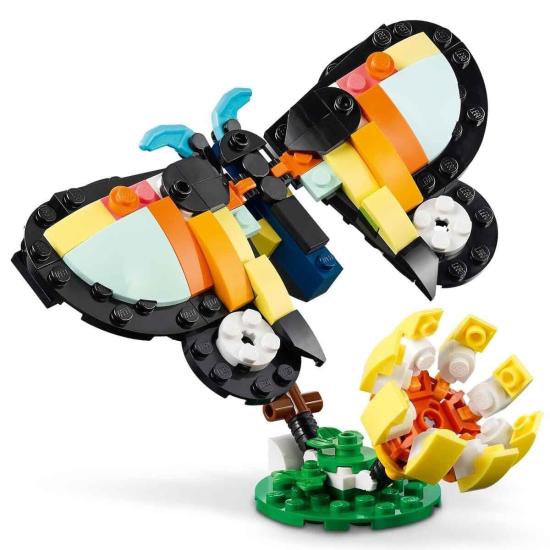 31173 Lego Creator 3in1 - Vahşi Hayvanlar:Tropikal Tukan Kuşu 225 parça +7 yaş