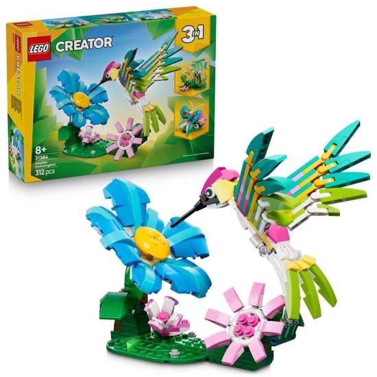31384 Lego Creator 3in1 Vahşi Hayvanlar: Renkli Sinek Kuşu 312 parça +8 yaş