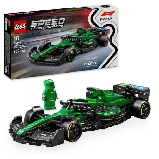 77245 Lego Speed Champ. Aston Martin Aramco F1 AMR24 Yarış Arabası 269prç +10yaş