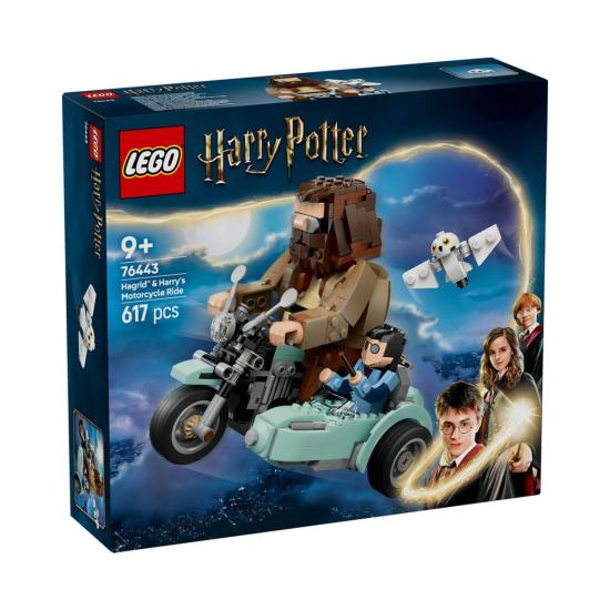 76443 LEGO® Harry Potter™ Hagrid™ ve Harry’nin Motosiklet Yolculuğu 617 parça +9 yaş