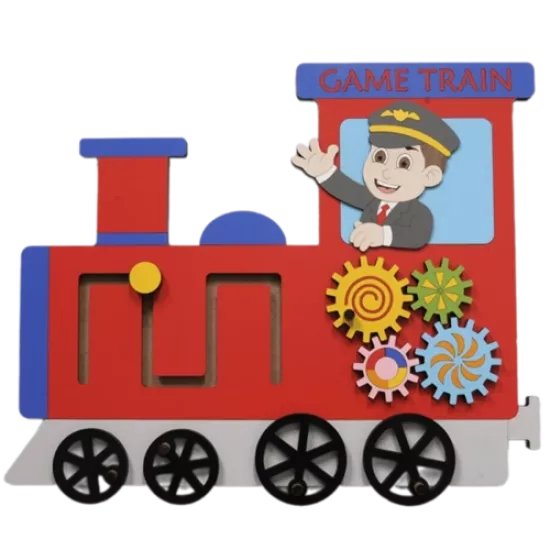 Lokomotif Tren Duvar Oyunu