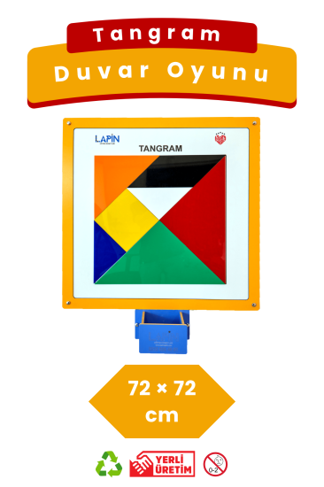 Tangram - Dekoratif Duvar Oyunu, Ofis/Okul Ortak Alanlar için Oyunlar
