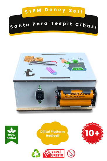 Sahte Para Tespit Cihazı - Kendin Yap Stem Bilim ve Deney Seti - DIY Montessori Eğitim - Maker Set