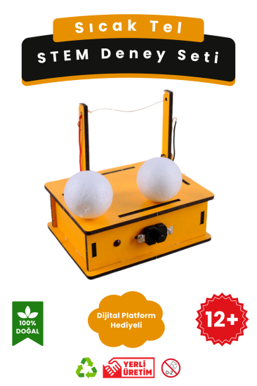 Sıcak Tel - Kendin Yap Stem Bilim ve Deney Seti - DIY Montessori Eğitim - Maker Set