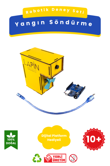 Yangın Söndürme - Robotik Arduniolu Kendin Yap DIY Stem Bilim Seti