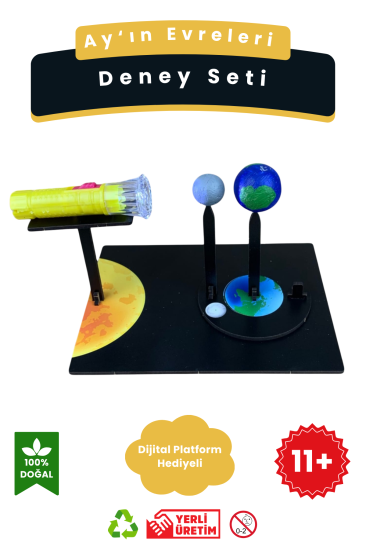 Ayın Evreleri - Kendin Yap DIY Deney Bilim Seti