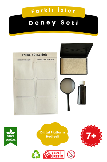 Farklı İzler Kendin Yap DIY Deney Bilim Seti