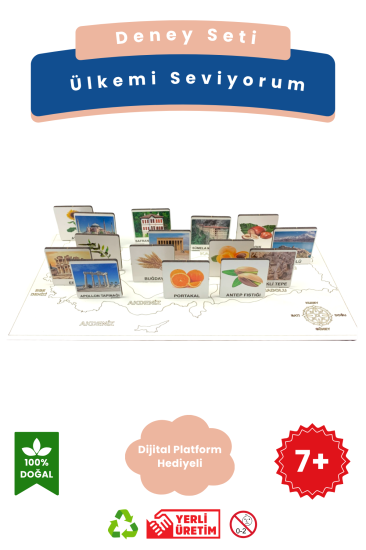 Ülkemi Seviyorum – Kendin Yap DIY Deney Bilim Seti