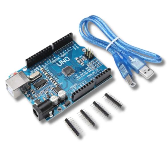 Arduino UNO R3 Klon + USB Kablo – CH340 Çipli Mikrodenetleyici Kart