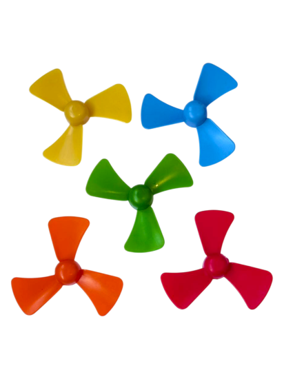DC Motora Uygun Plastik Pervane - Stem Pervane - 3 Kanatlı - 1 Adet