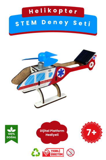 Helikopter – Kendin Yap Stem Bilim ve Deney Seti