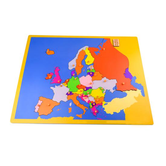 Montessori Avrupa Kıtası Haritası Puzzle