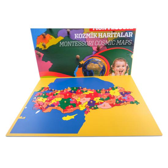 Montessori Türkiye İller Haritası Puzzle