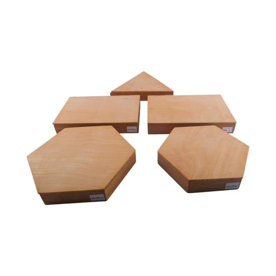 montessori materyal Yapıcı Üçgenler 5’li Set