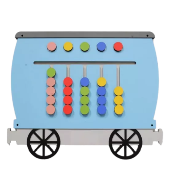 Vagon Renk Sıralama Duvar Oyunu