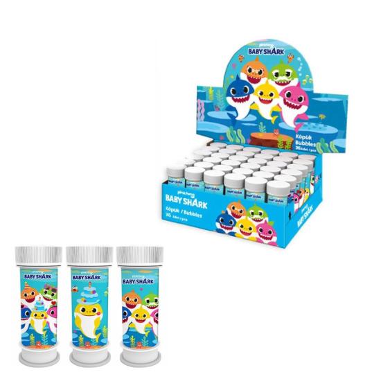 LPB6300 Balonevi, Baby Shark Köpük Balon 36’lı Kutu