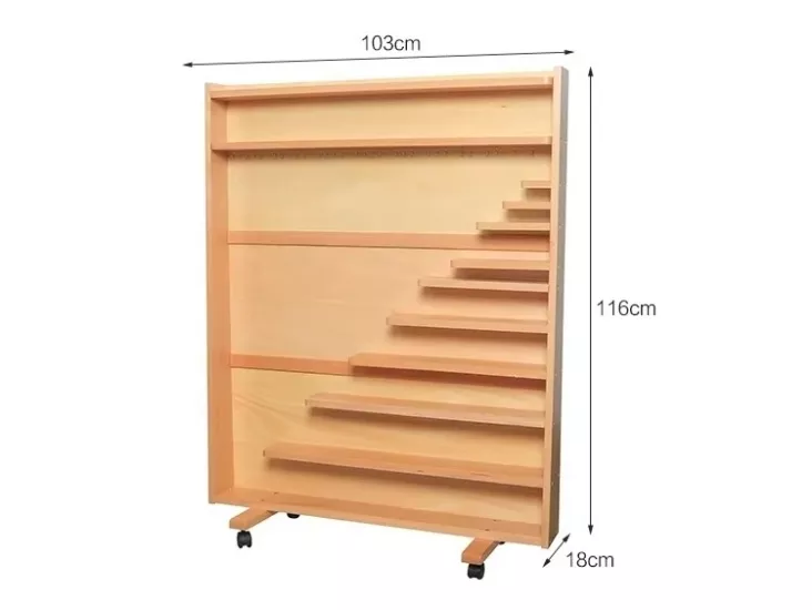 Montessori Boncuk Dolabı montessori matematik materyalleri