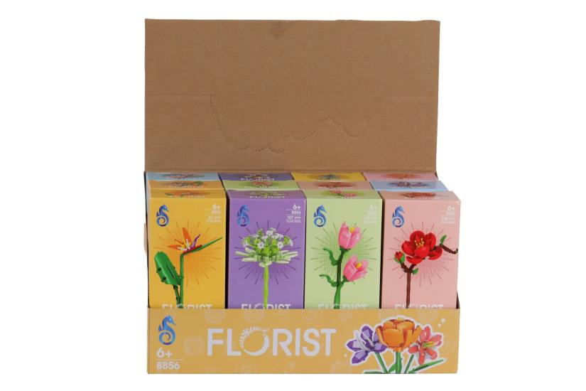 8856 KUTUDA 12Lİ ÇİÇEK LEGO(Belirtilen fiyat, tekli satış için adet fiyatıdır.)