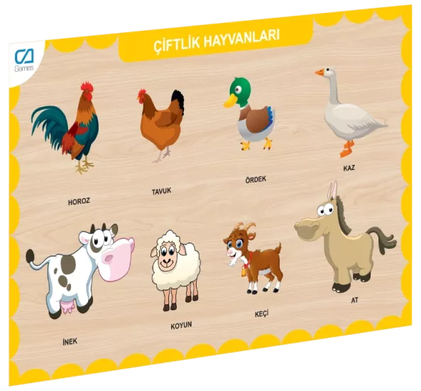 AHŞAP ÇİFTLİK HAYVANLARI BUL-TAK
