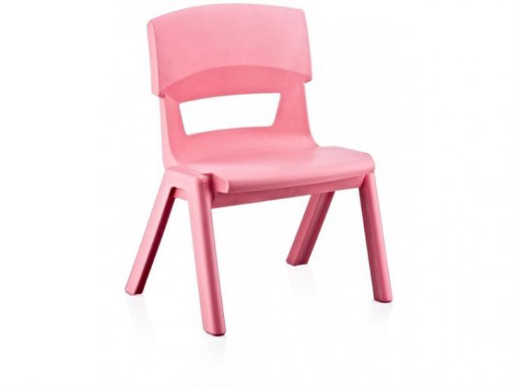 Jumbo Plastik Çocuk Sandalyesi Pembe - 25cm