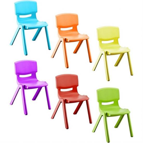 Jumbo Plastik Çocuk Sandalyesi Turuncu - 25cm