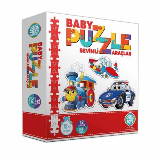 Circle Toys Baby Puzzle Araçlar
