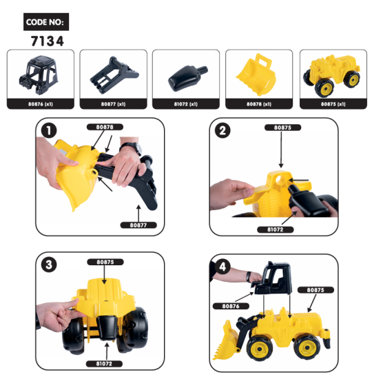 7134 Dev Dozer -Dolu Oyuncak