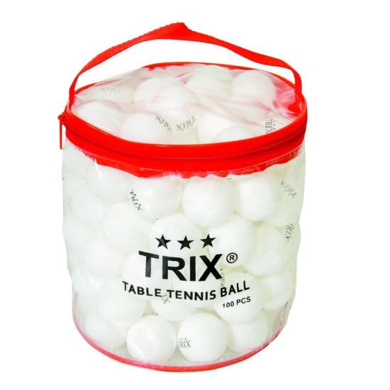 T-813A Trix Pinpon Topu Beyaz 100 Adet