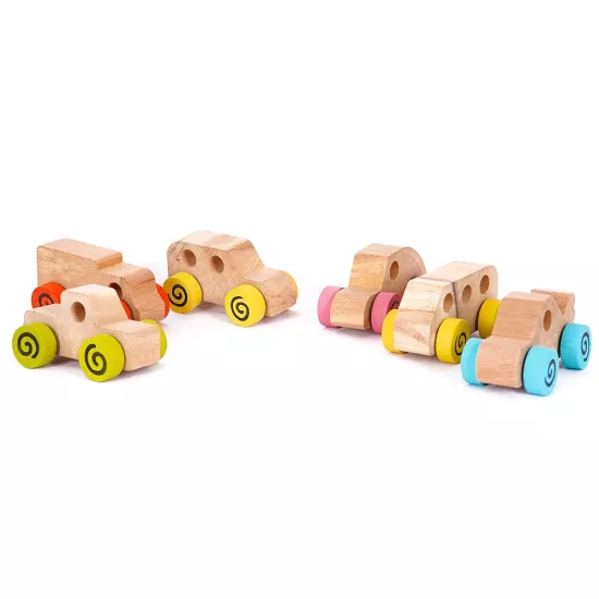 Ahşap Blok Araçlar Seti