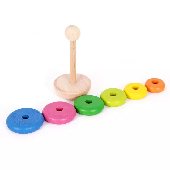 Montessori Ahşap Halka Kule